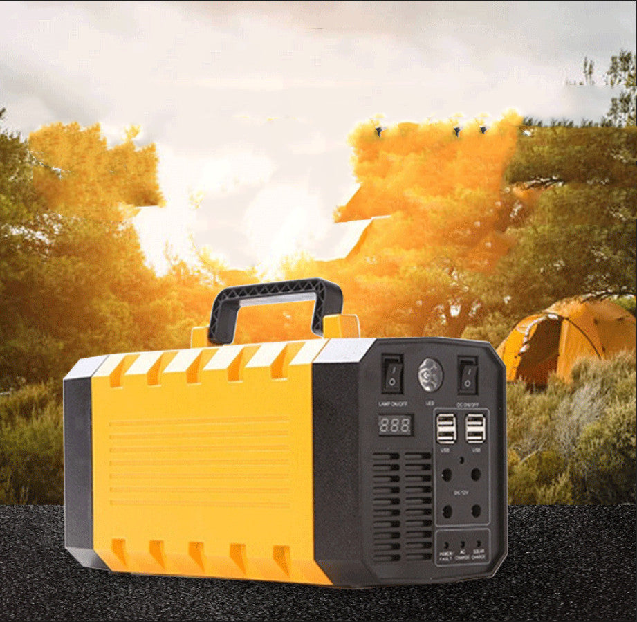 Portable Power Station 500W – Outdoor Backup UPS AC/DC Power Supply for Home, Camping & Emergency Use